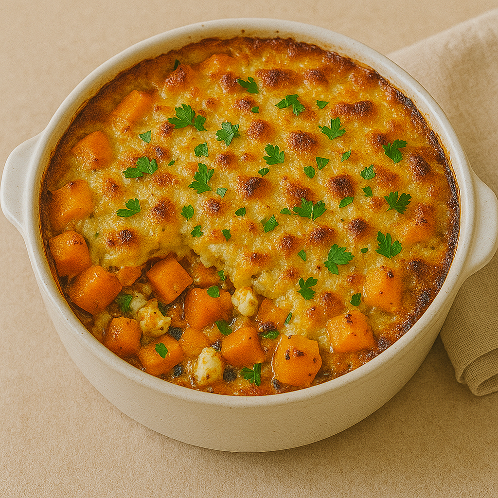 🎃 Butternut & Feta Bobotie Bake