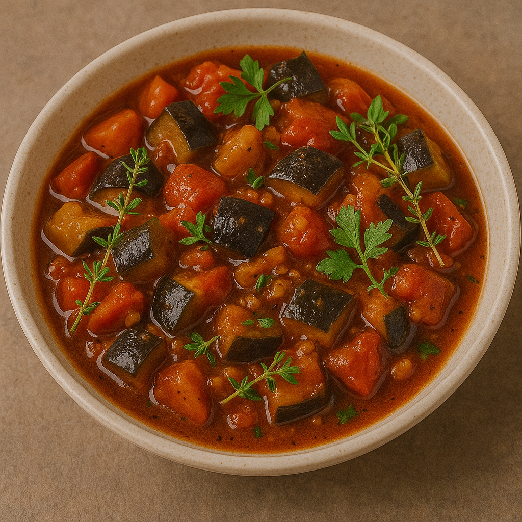 🍅 Summer Ratatouille with Fresh Herbs & Olive Oil
