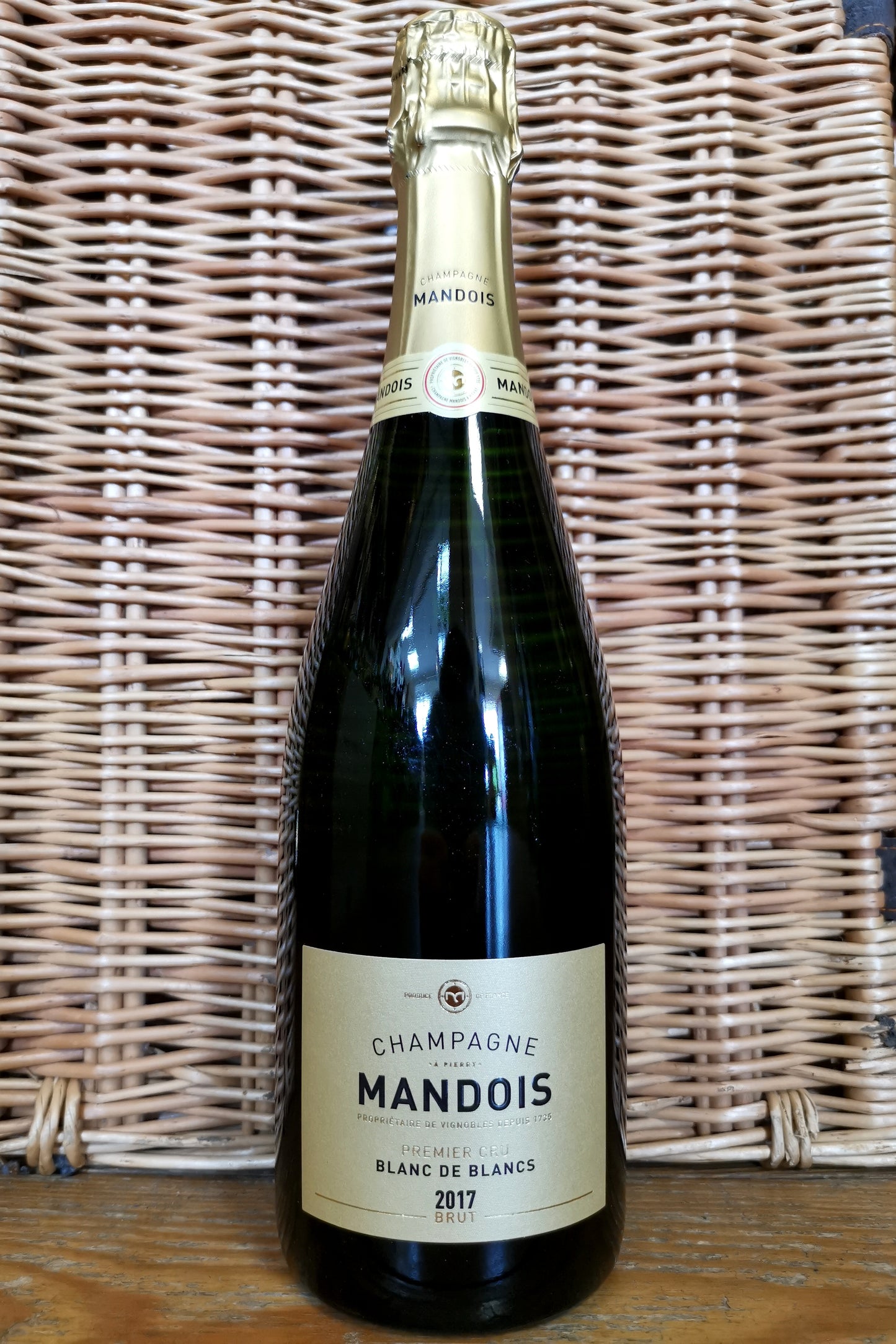 Champagne Mandois, Blanc de Blancs Premier Cru Brut, 2019