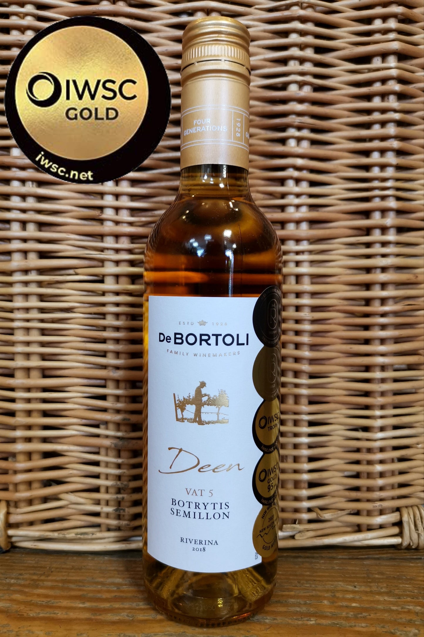 De Bortoli Wines, Deen Vat 5 Botrytis Semillon, 2018 (37.5cl)