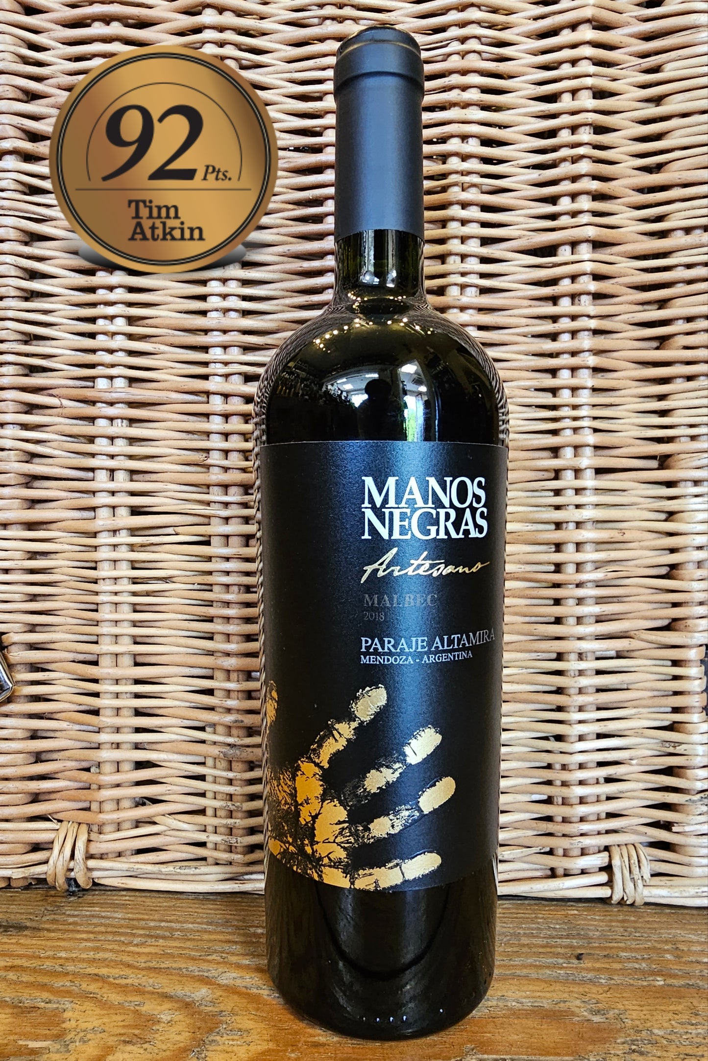 Manos Negras, 'Artesano' Malbec, IG Los Chacayes, 2021