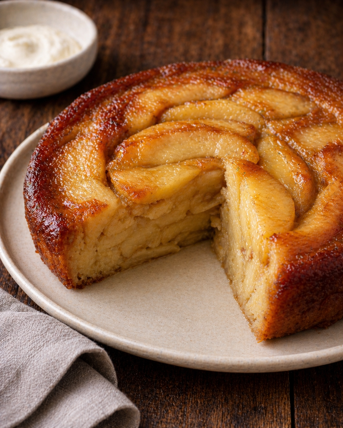 Apple pudding