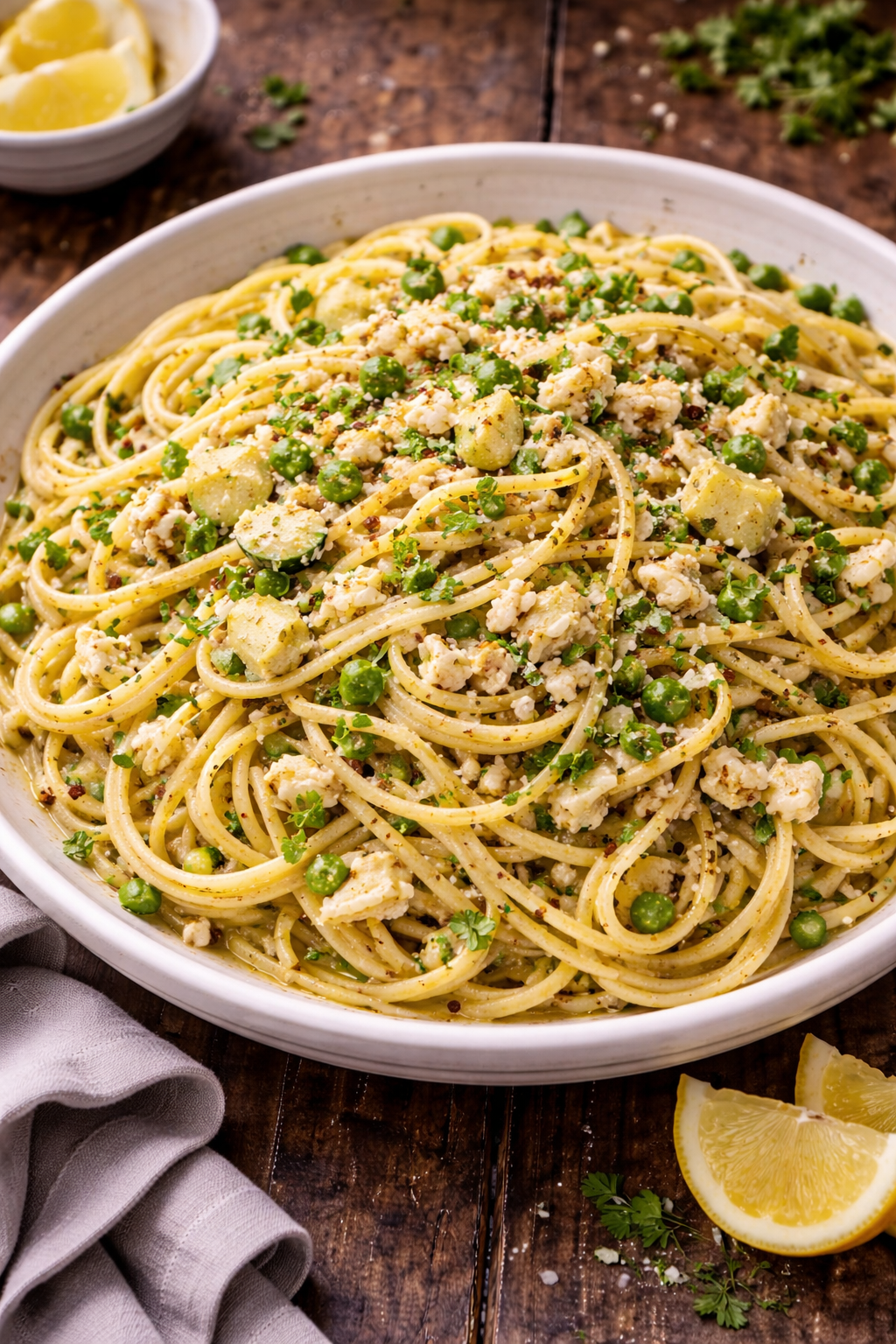 Crab Linguine with Lemon and Parsley