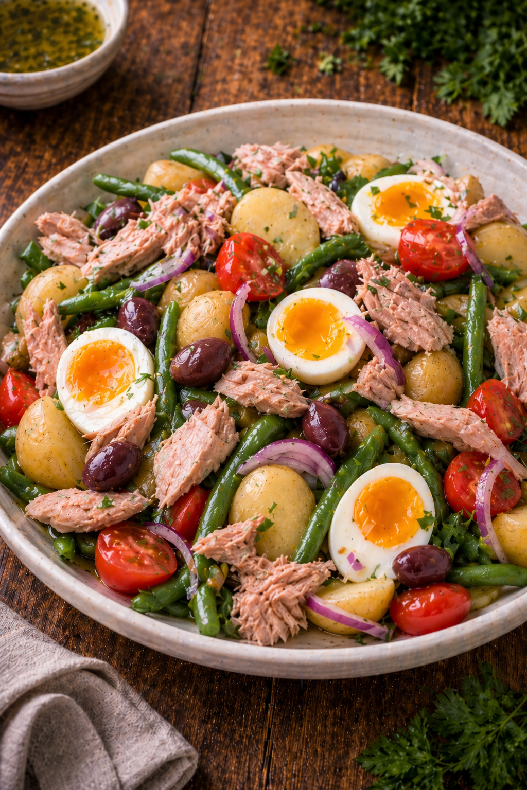 Niçoise-style tuna salad