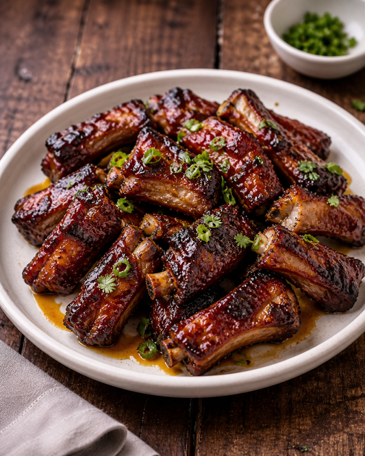 Sticky pork ribs