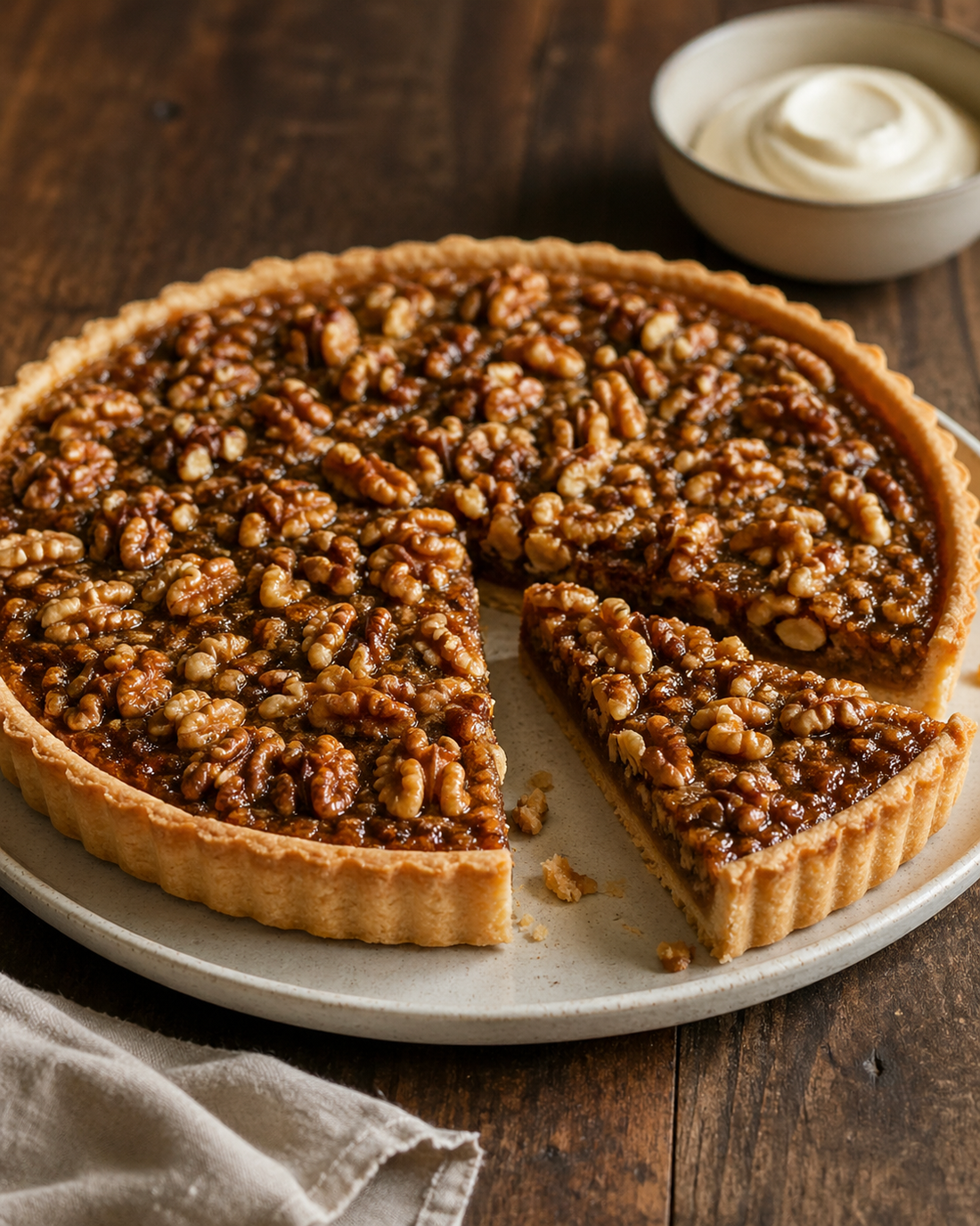 Walnut tart