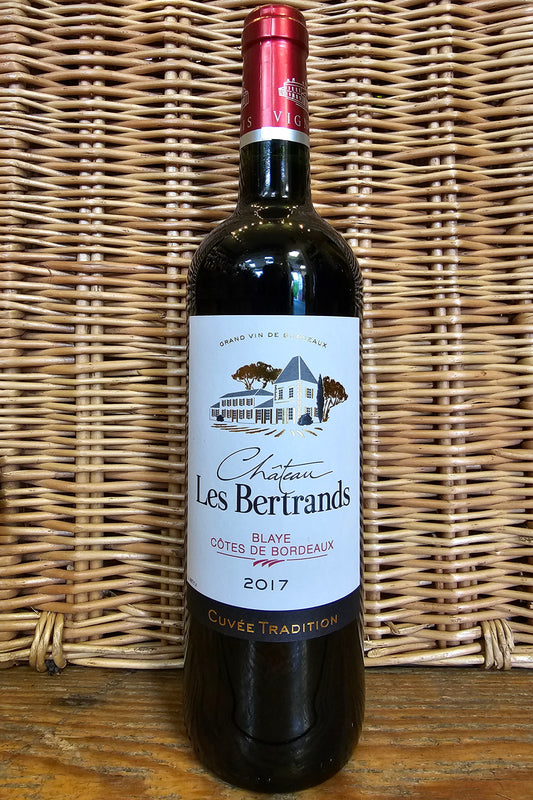 Chateau Les Bertrands, Cuvee Tradition Blaye Cotes de Bordeaux, 2017