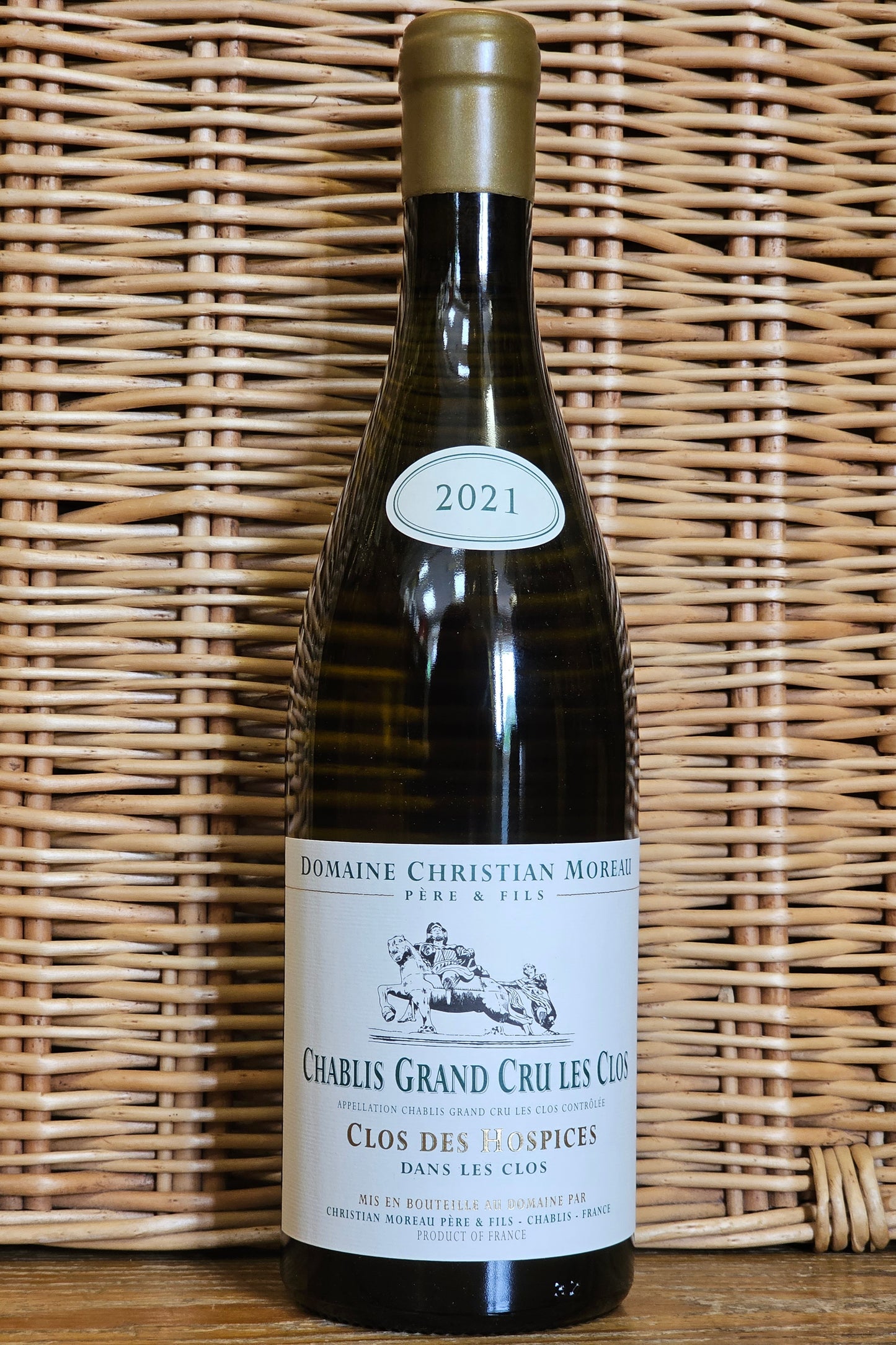 Domaine Christian Moreau, Chablis Grand Cru 'Les Clos, Clos des Hospices', 2021