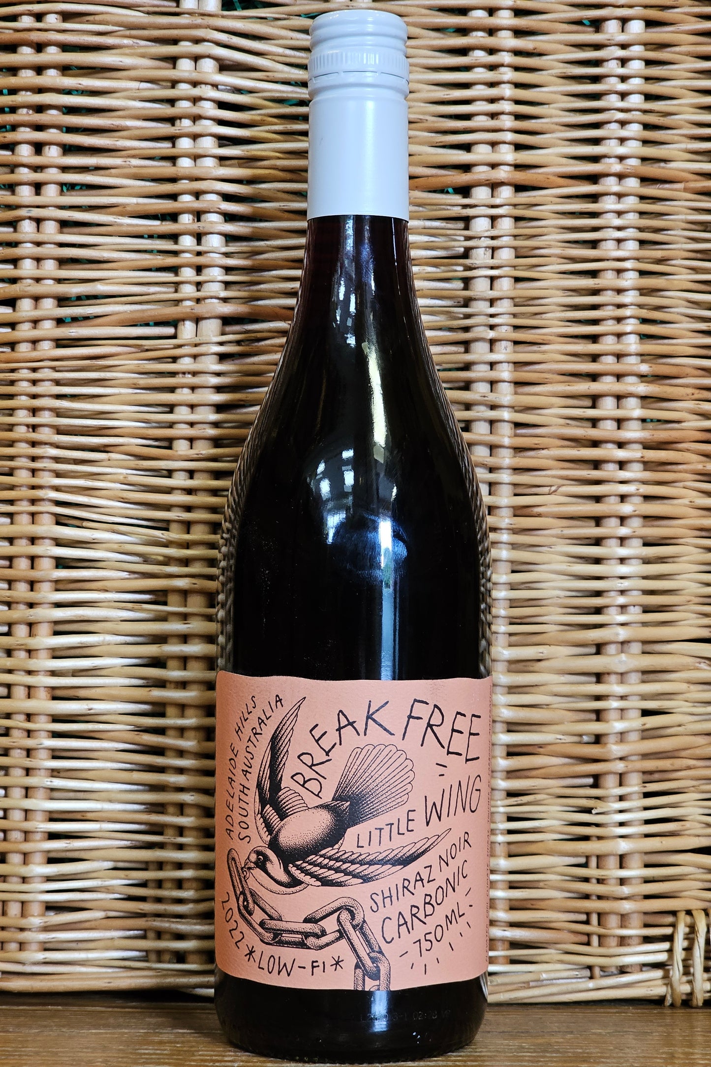 Break Free Natural Wines, 'Little Wing' Carbonic Shiraz Noir, 2022