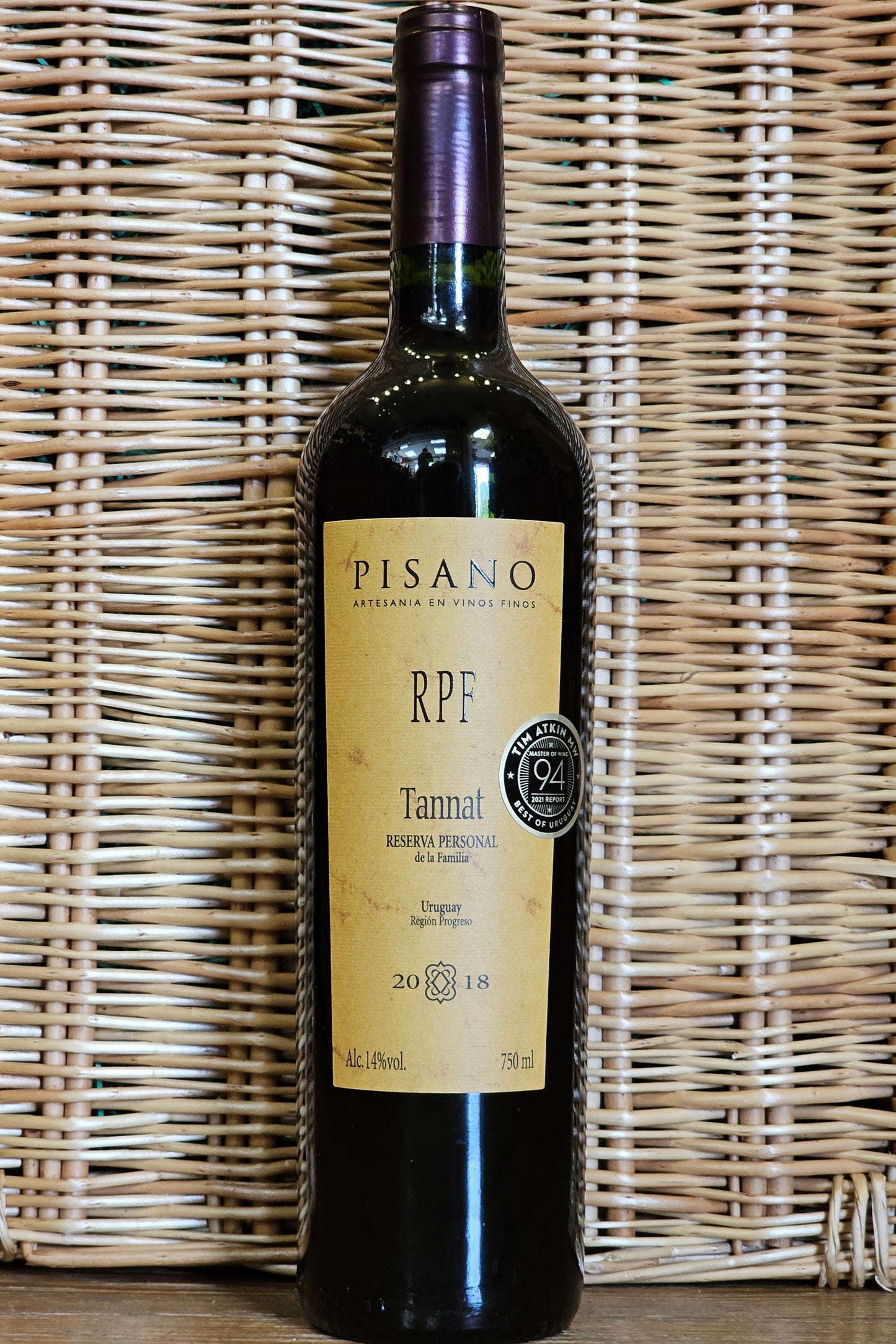 Pisano, 'RPF Reserva Personal' Tannat, 2018