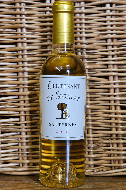 Château Sigalas Rabaud, 'Lieutenant de Sigalas', Sauternes AC, 2018 (37.5cl)